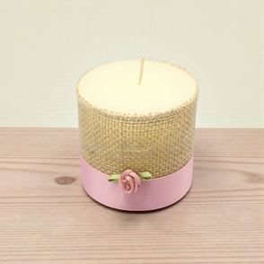 Set of 20 Baby girl decorated candle