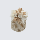Set of 20 Baby decorated candle crochet bag