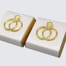 Wedding ring accessory decorated loose chocolate