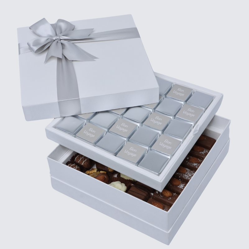 "BON VOYAGE" CLASSIC 2-LAYER CHOCOLATE HARD BOX