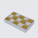 Best wishes gold classic designed 15P premium chocolate hard box