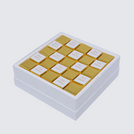 Best wishes gold classic designed premium chocolate hard box