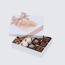 Best wishes stain designed 12P premium chocolate hard box