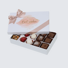 Best wishes stain designed 15-piece chocolate hard box