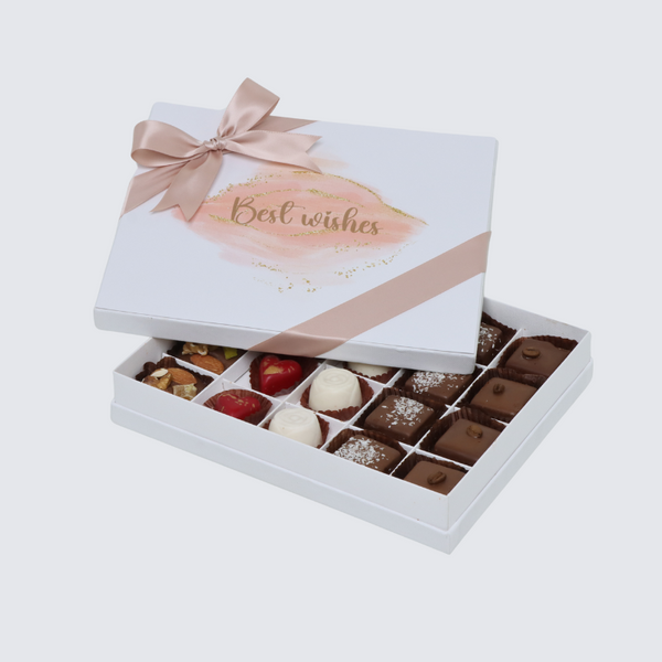 Best wishes stain designed 20P premium chocolate hard box