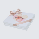 Best wishes circle designed 20P premium chocolate hard box