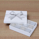 Best wishes silver classic designed 12P premium chocolate hard box