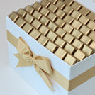 Best wishes solid wrapped chocolate large hamper