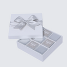 "Brighten your day" classic 9-piece premium chocolate hard box