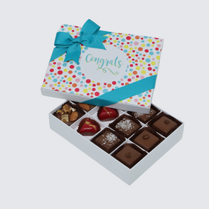 Congrats circle colored designed 12-p...