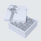 Congratulations classic silver designed chocolate hard box