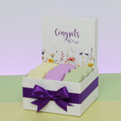 Congrats floral designed chocolate small hamper