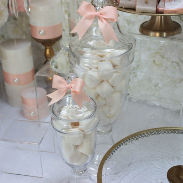 Bridal floral luxury dessert table