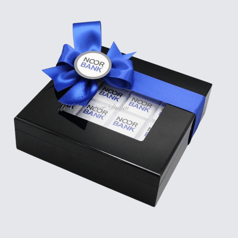 CORPORATE BRANDED CHOCOLATE WOOD BOX