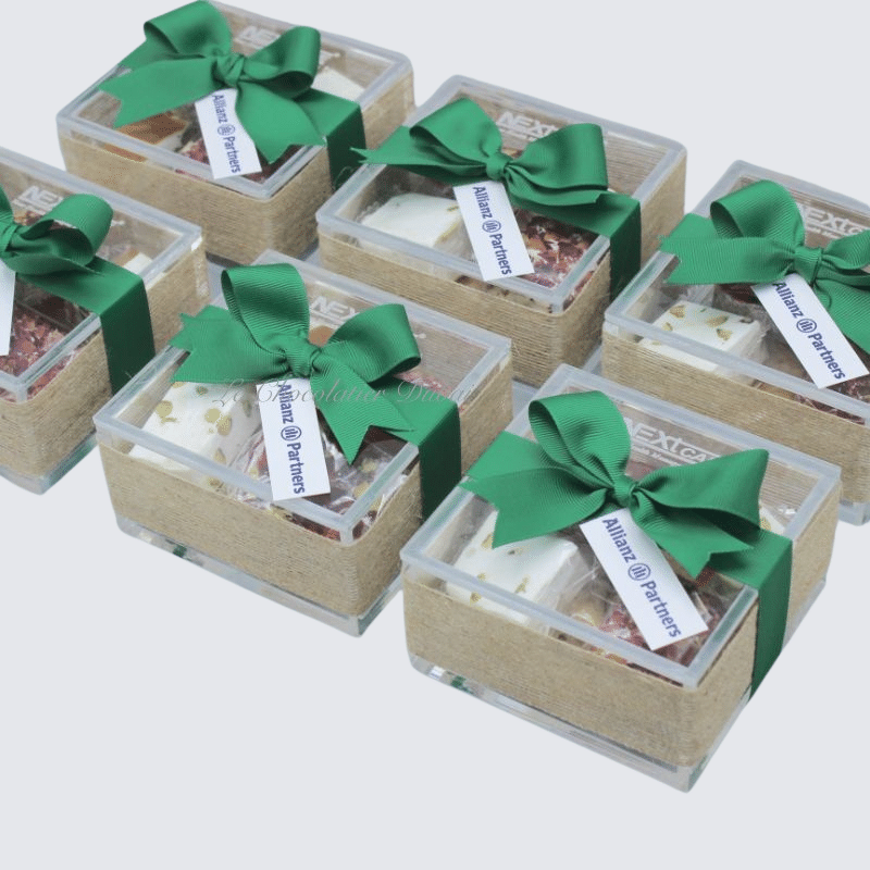 CORPORATE CHOCOLATE & SWEETS ACRYLIC BOX