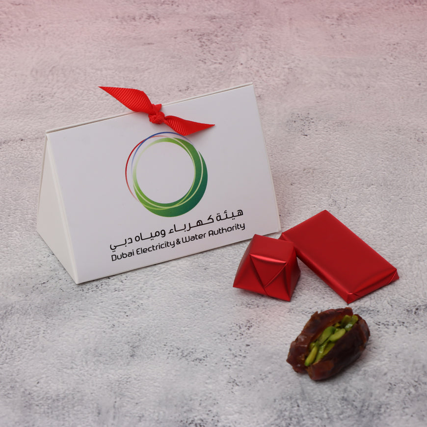 CUSTOMIZED CORPORATE CHOCOLATE TRIANGLE BOX