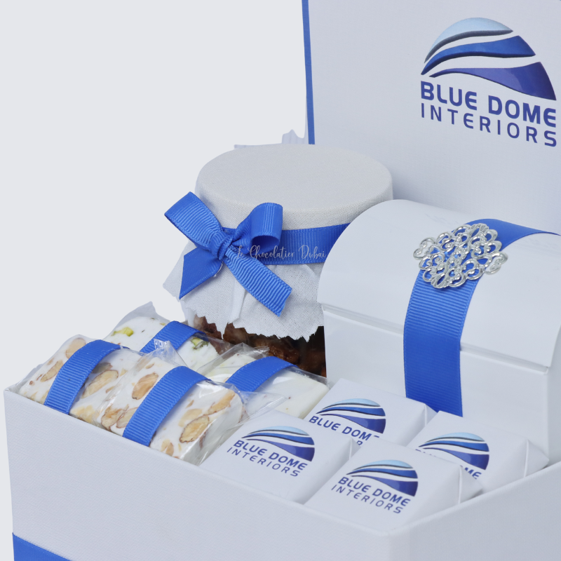 Corporate branded chocolate & sweet medium hamper