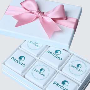 BRANDED CHOCOLATE 6-PIECE HARD BOX