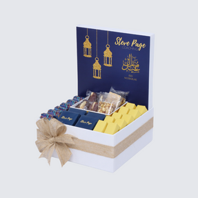 CORPORATE CUSTOMIZED CHOCOLATE & SWEETS MEDIUM HAMPER