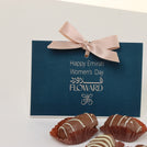 Corporate chocolate coated dates triangle box