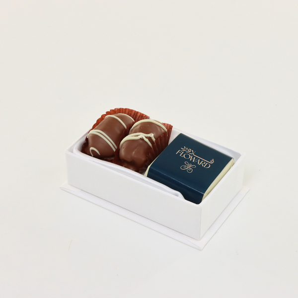 Corporate branded chocolate & chocolate coated dates box