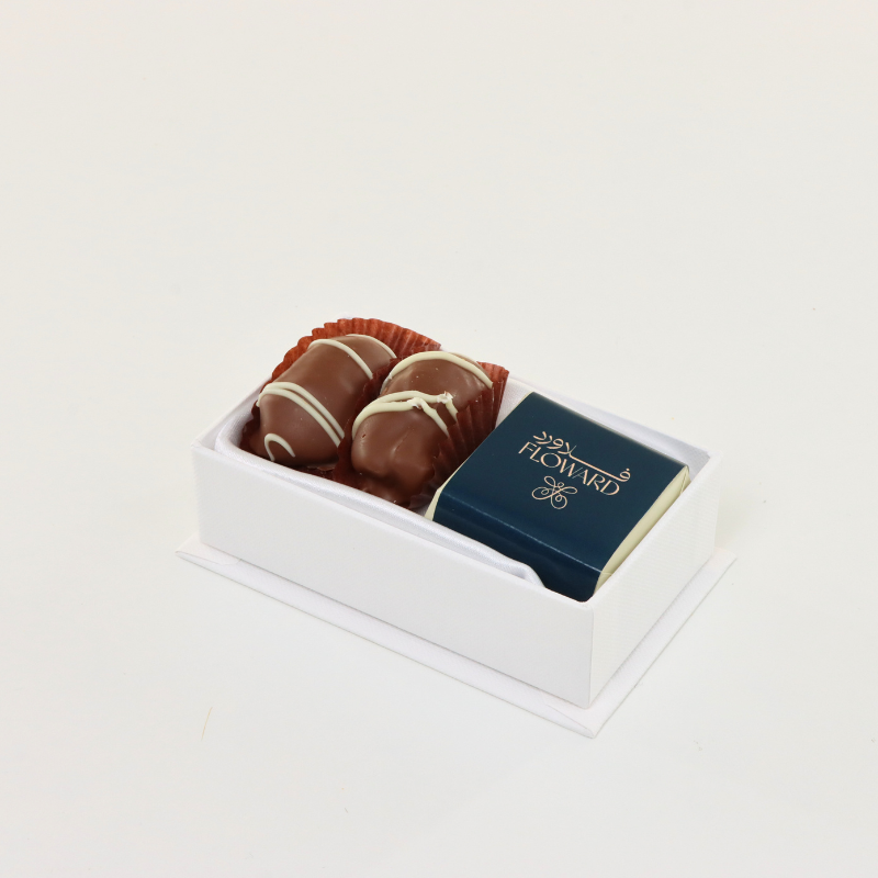 CORPORATE BRANDED CHOCOLATE & CHOCOLATE COATED DATES BOX