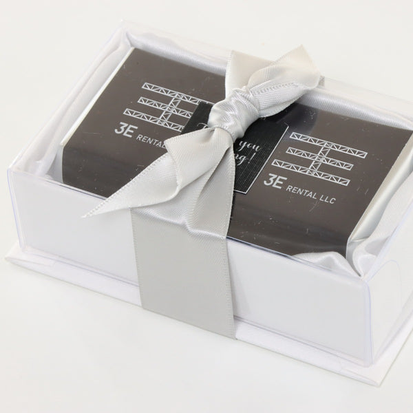 Corporate branded chocolate view top box 3a rental