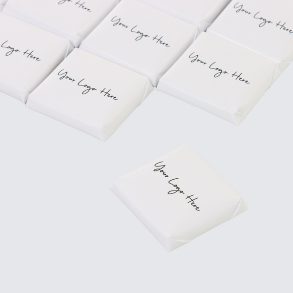 Corporate branded thin loose premium chocolate