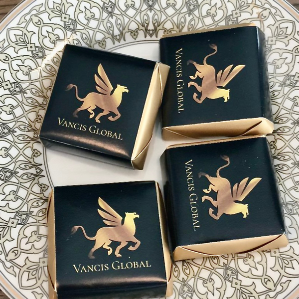 Corporate branded designed premium loose chocolate