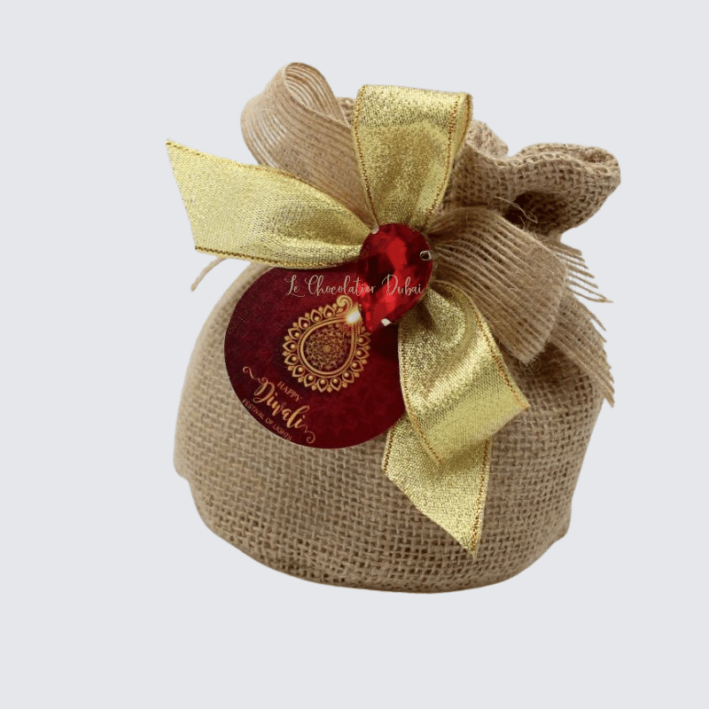 Diwali decorated chocolate bag