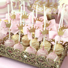 Baby girl carousel theme dessert table