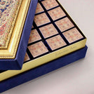 Flower pattern designed chocolate hard box