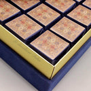 Flower pattern designed chocolate hard box