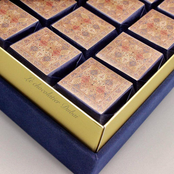 Flower pattern designed chocolate hard box