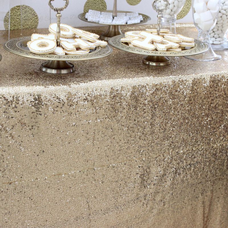 BIRTHDAY GOLD WHITE DESSERT / SWEETS TABLE