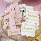 Baby girl carousel theme dessert table