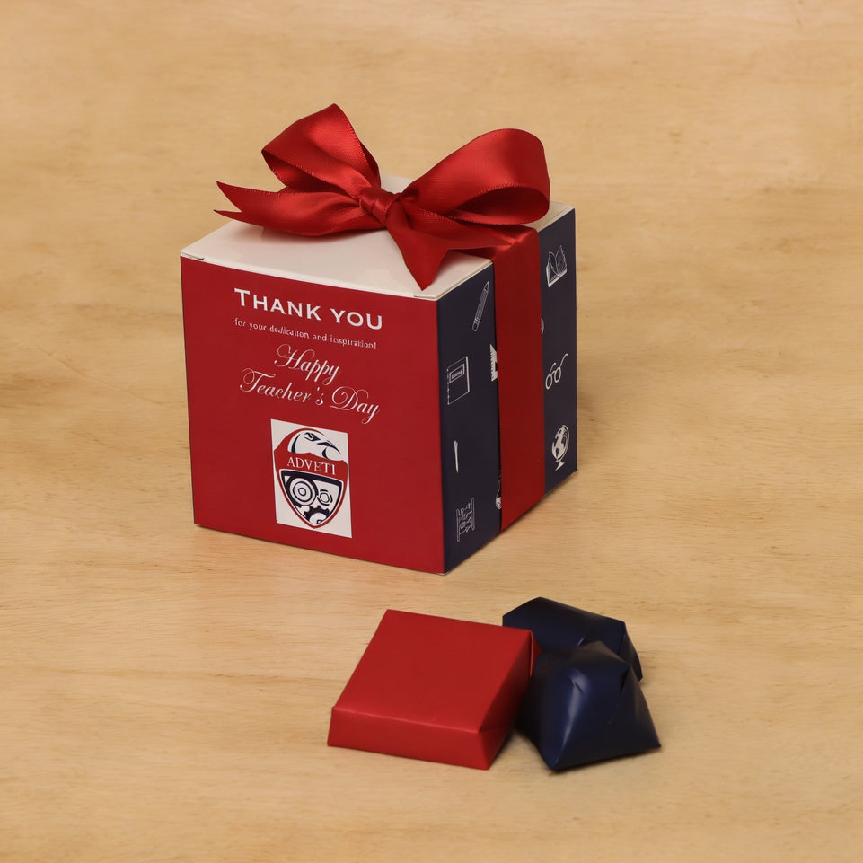 Set of 20 Corporate customized premium chocolate cube box