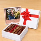 Valentines personalized photo designed chocolate hard box