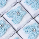 Set of 20 Baby boy crochet decorated premium loose chocolate