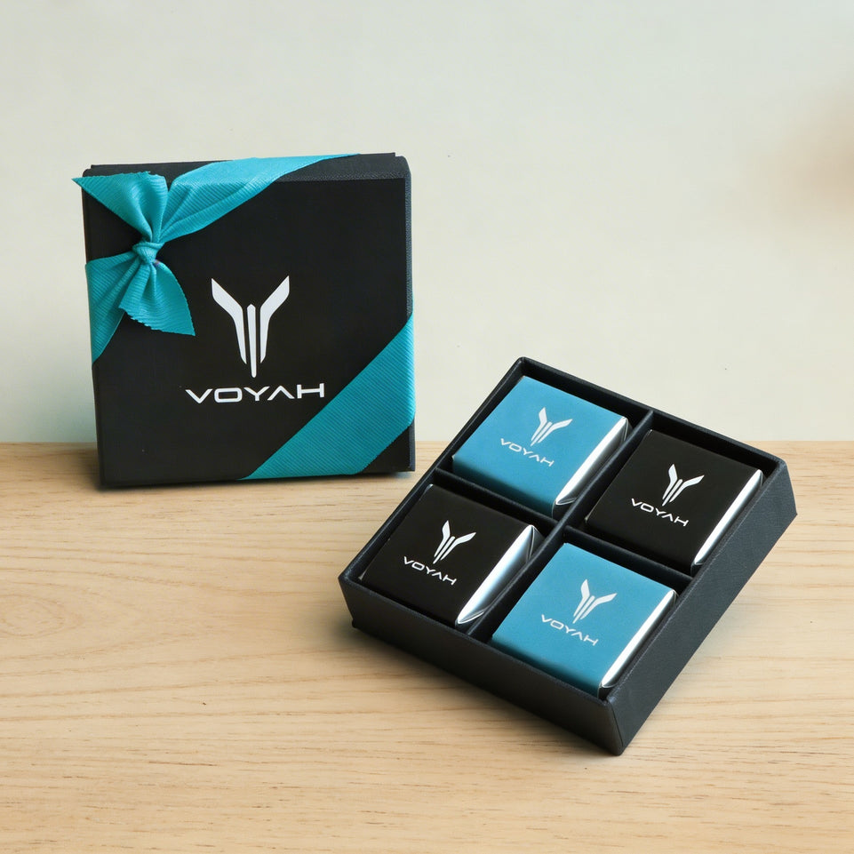 Set of 15 Corporate customized chocolate 4P hard box