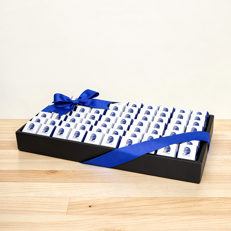 Corporate customized premium chocolate medium leather tray