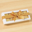 Premium chocolate view top soft box