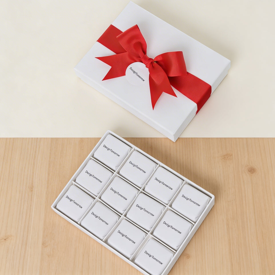 Set of 5 Corporate branded chocolate 12P hard box