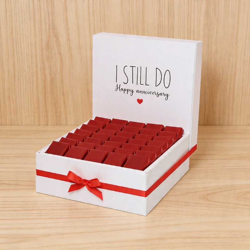 I still do anniversary designed chocolate large hamper