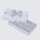 Good luck classic silver designed 15-piece premium chocolate hard box