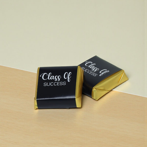 Graduation designed "Class of success" premium chocolate