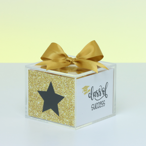 Set of 20 Graduation designed premium chocolate acrylic box