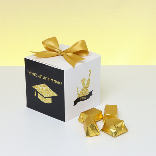 Set of 20 Graduation designed premium chocolate soft box giveaway