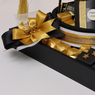 Graduation designed premium chocolate leather large tray