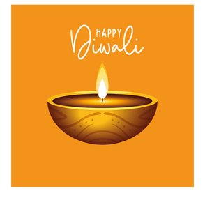 Happy diwali candle light designed gr...